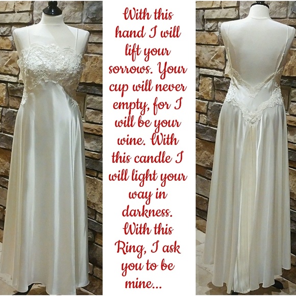Mod me Over Dresses & Skirts - *HP* VINTAGE Hand Beaded Wedding Dress/Negligee`